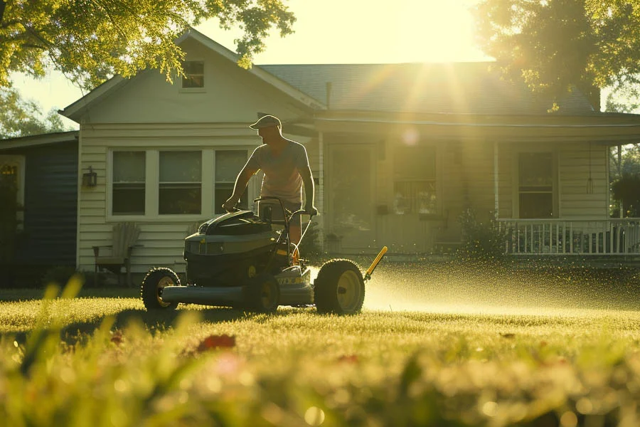 small battery lawn mower